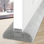 fowong Door Draft Stopper 30'' to 36'' Adjustable Under Door Noise Stopper for Bottom of Door, Triangle Door Guard Soundproofing