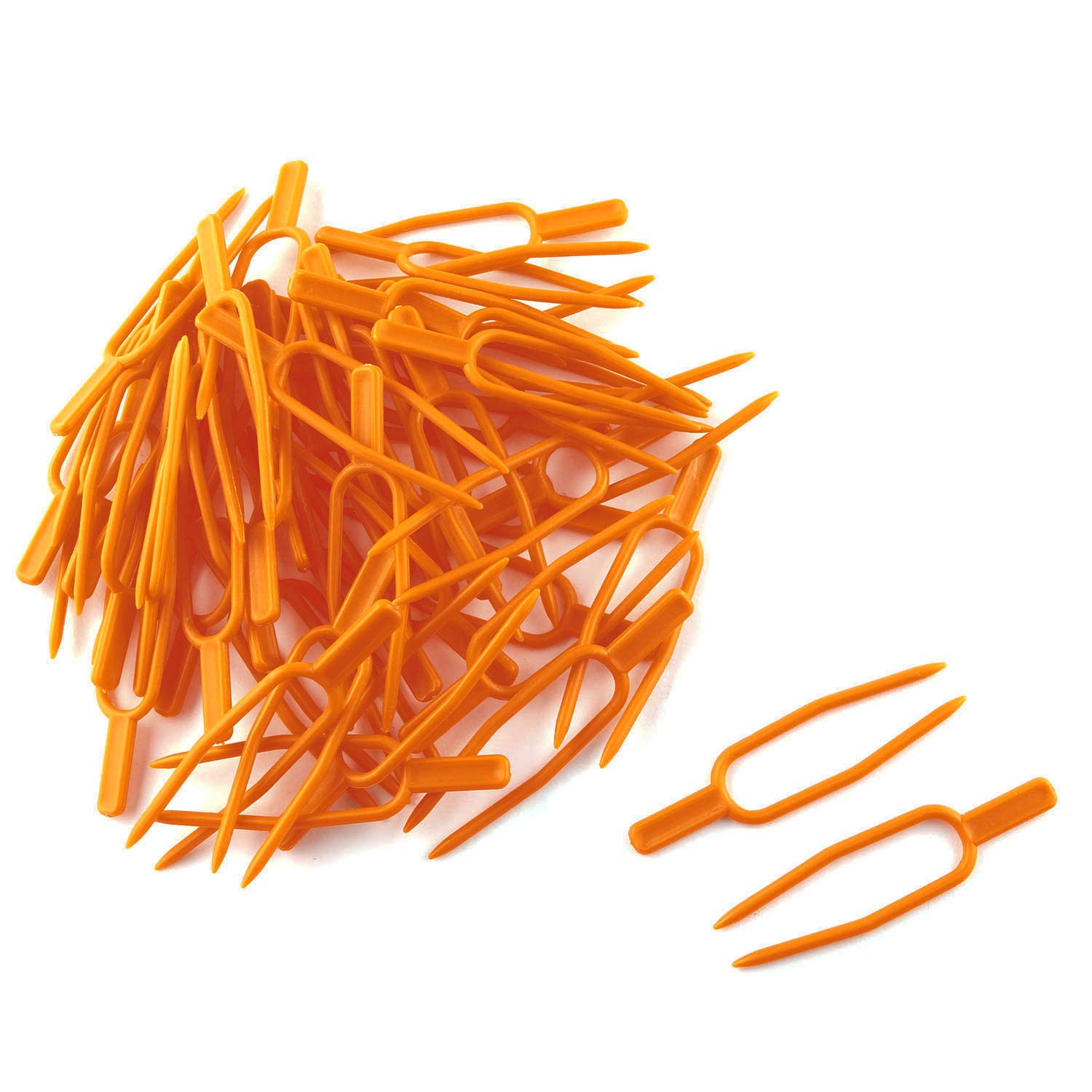 Jcbiz 50Pcs Strawberry Planting Fork Dig Fork 65Mm Stolon Fixator, Vine Pressing Device, Strawberry Planter, Watermelon Planting