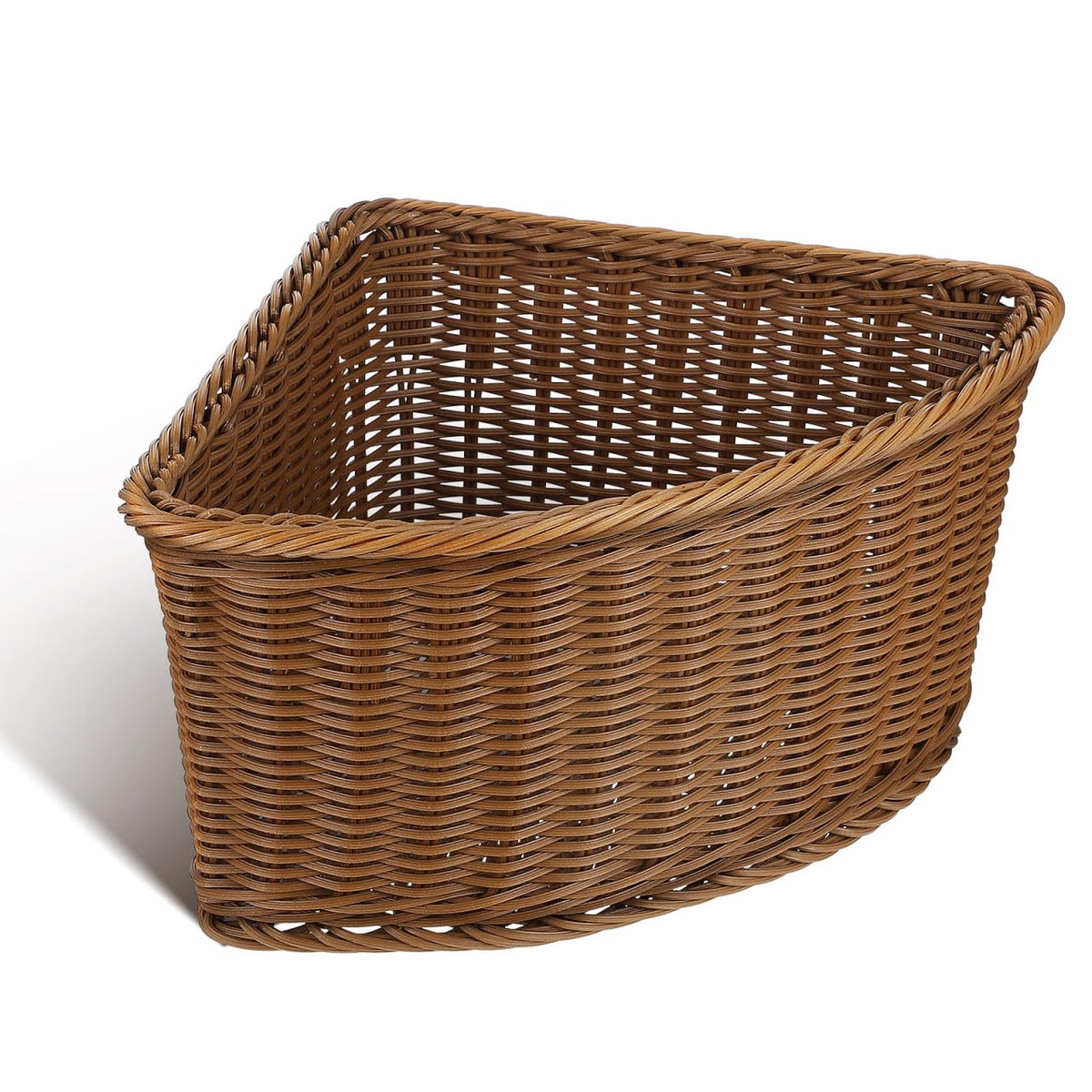VOSAREA Corner Storage Basket Triangle Basket Woven Organizer