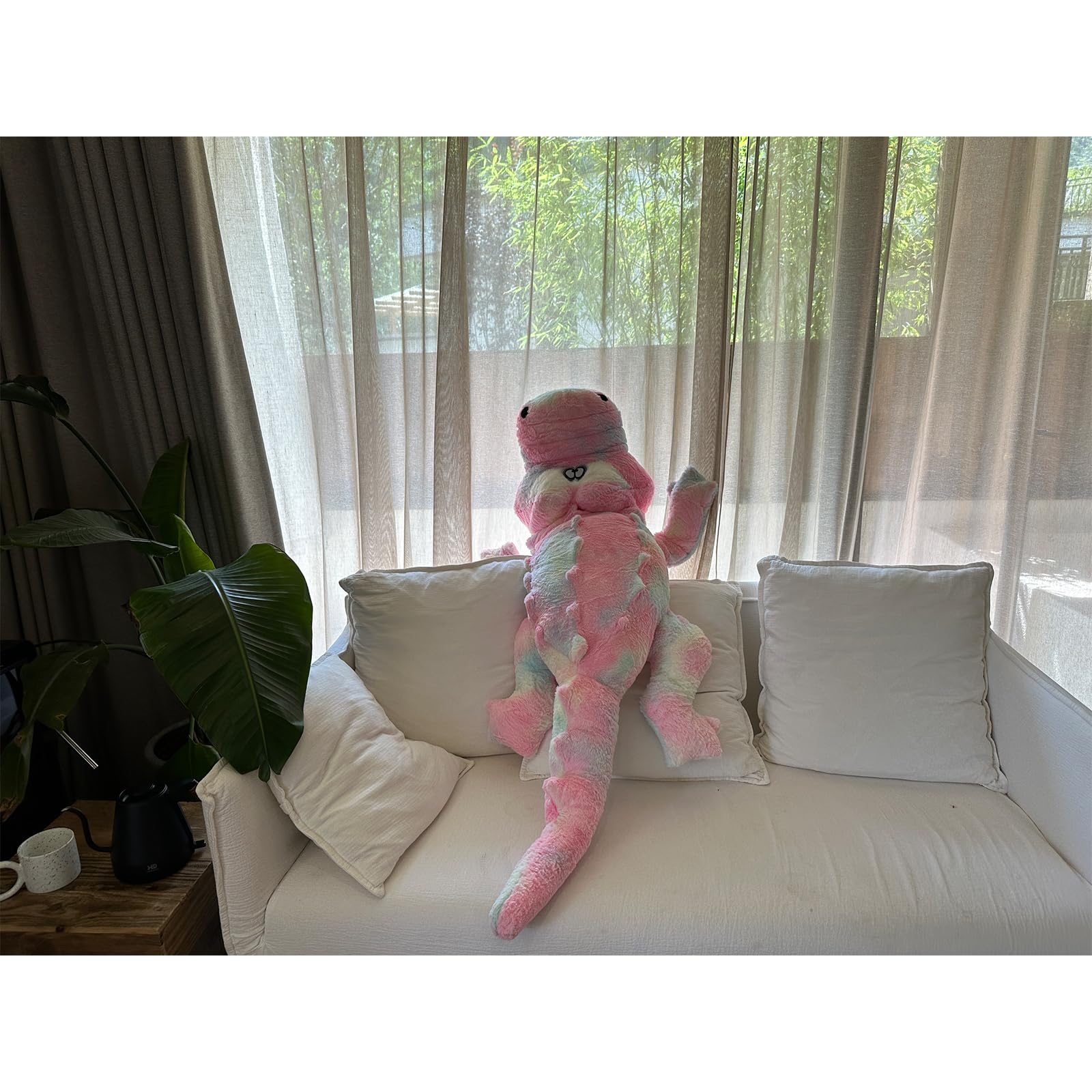 Hofun4U Alligator Plush Pillow, 61 Inch Alligator Stuffed Animal, Home Decor Christmas Valentines Birthday Gift For Boys Girls A