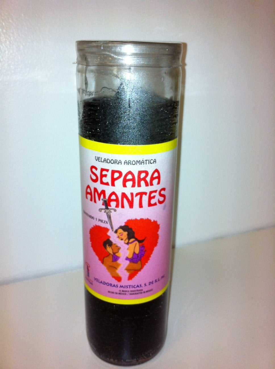 Separate Lovers (Separa Amantes) 7 Day Prepared Scented Candle in Glass