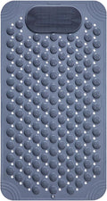 Elvana Anti Skid Bath Mat with Foot Scrubber for Bath Room Shower Mat with Suction Cups & Drain Holes Silicone Floor Mat for Kid