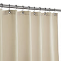Stall Fabric Shower Curtain Waffle Weave 54 Wide By 78 Long, Hotel Luxury Spa, 230Gsm Heavy Duty, Water Repellent, Machine Washa