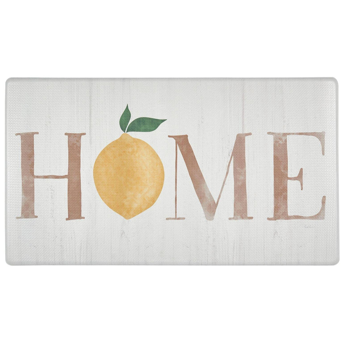 Sohome Cozy Living Anti-Fatigue Kitchen Mat For Floor, Lemon-Themed Cushioned Kitchen Runner Rug, Non Slip, Easy Wipe Clean, 12