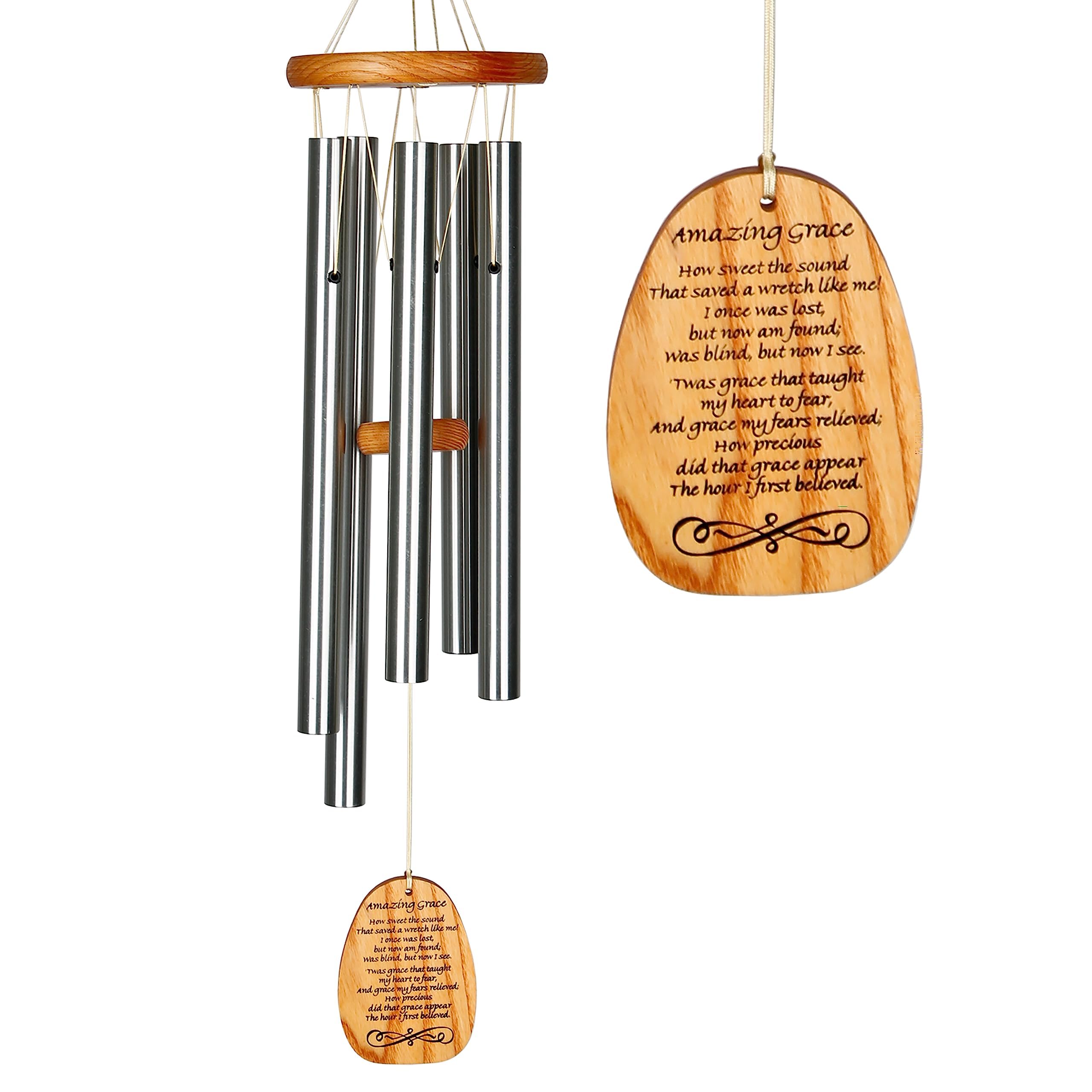 Woodstock Wind Chimes For Outside, Outdoor Decor, Memorial And Sympathy Chime, Garden, Patio, And Front Porch Decor, (25') Amaz