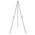 Amazon Basics Easel Display Stand, Instant Floor Poster, Lightweight, Collapsible and Portable with Tripod Base, Black Steel (su