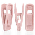 Neiysoe 24 Pack Velvet Hanger Clips for Velvet Hangers, Blush