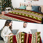 Pavilia Christmas Throw Blanket | Red Christmas Holiday Fleece Blanket | Soft, Plush, Warm Winter Cabin Throw, Twin 60X80 (Red C