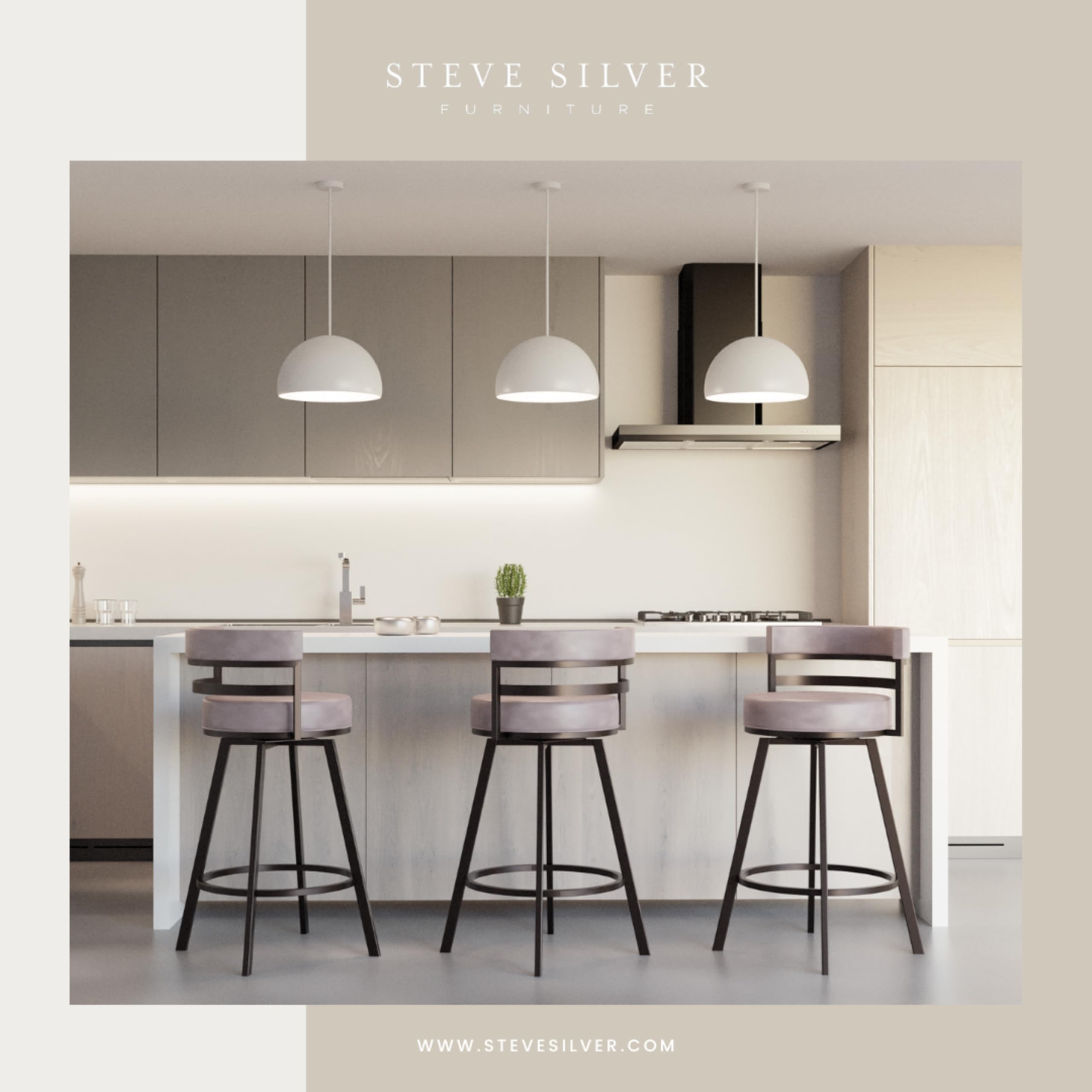 Gene Swivel Bar Stool