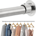 DwelSpire Heavy Duty Closet Rod, Adjustable 1750 in, 1.3 Diameter