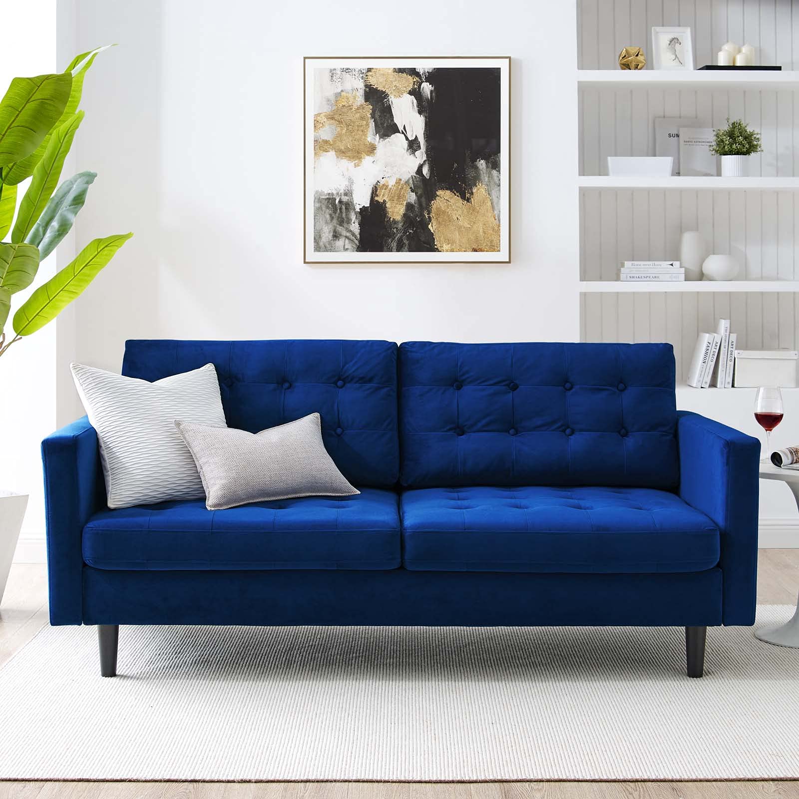 Modway Exalt Sofas, Navy