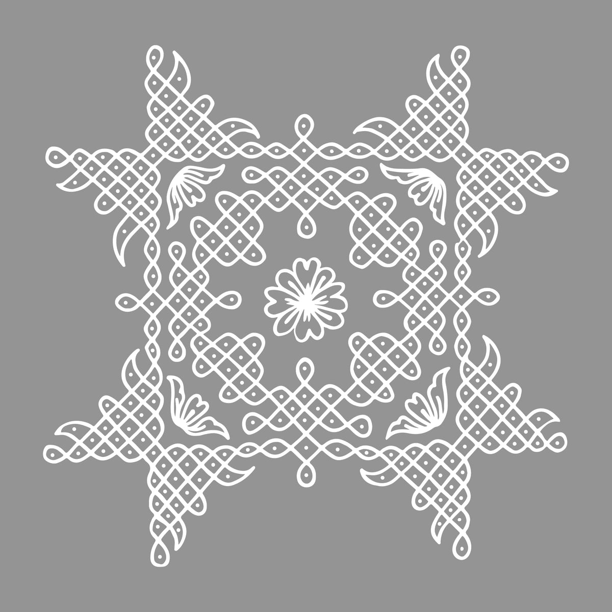 Traditional Recliners Vvwv Kolam Wall Stickers Big Size For Home Decor | Traditional Kolam ...