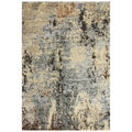 Noble 6' X 9' Abstract Beige/Gray/Gray/Rust/Blue Hand Knot Area Rug