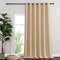 NICETOWN Room Darkening Extra Wide Curtain 102 inch Length, Grommet Thermal Curtain Voice Reducing Window Treatment for Sliding 