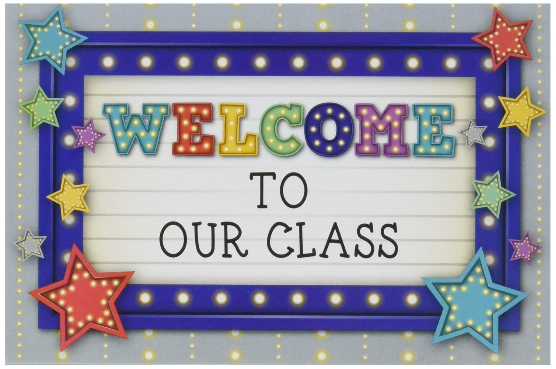 Teacher Created Resources Marquee Welcome Postcards, Multi, Model:5486