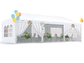 Quictent 10X30 Party Tent Gazebo Wedding Canopy Bbq Shelter Pavilion With Removable Sidewalls & Elegant Church