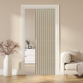 AJAZZ 100%Blackout Magnetic Door Curtain Pleated Door Curtain Folding Door Accordion Door Closet Door Curtain Invisible Applicab