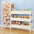 CYXPHION B6 Toy Storage Organizer with Stuffed Animal Storage, White