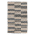 Kosas Home Boulder 96 x 120 Polypropylene Fabric Area Rug in Charcoal/Natural