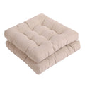 Tiita Square Outdoor Cushions Floor Pillow Thicken Tufted Seat Cushion For Adult Seating On Floor Yoga Meditation Living Room Ba