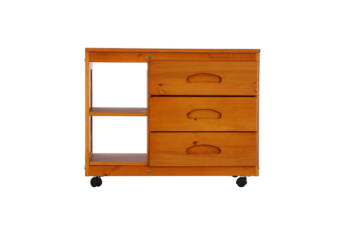 OS Home and Office 82104-2A Dresser, Warm Honey