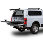 Bedslide 1000 Classic Sliding Truck Bed Organizer, 53 x 37-Inch, Capacity 1000 lbs, Truck Bed Storage Drawer, Silver