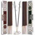 Trumiri Incense Sticks - Combo Pack of 40 Insence-Sticks - 20 Cedar + 20 Pine - Insenses - Insents - Incents - Inscense - Incenc