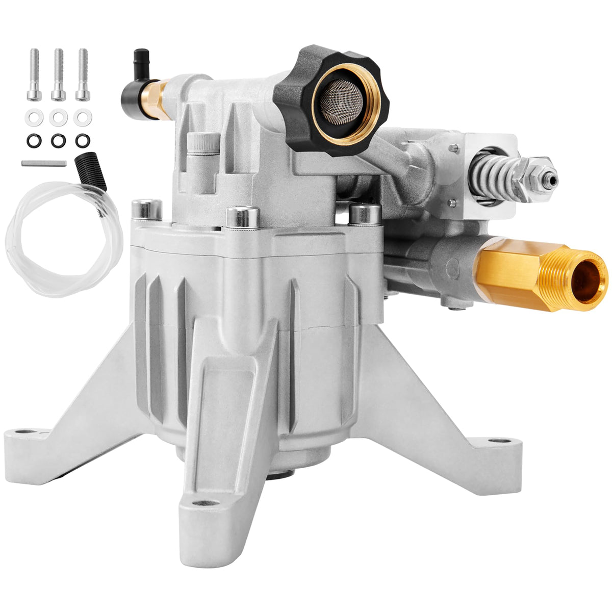 Vevor Pressure Washer Pump, 7/8' Shaft Vertical, 3400 Psi, 2.5 Gpm, Replacement Power Washer Pumps Kit, Parts Washer Pump, Comp