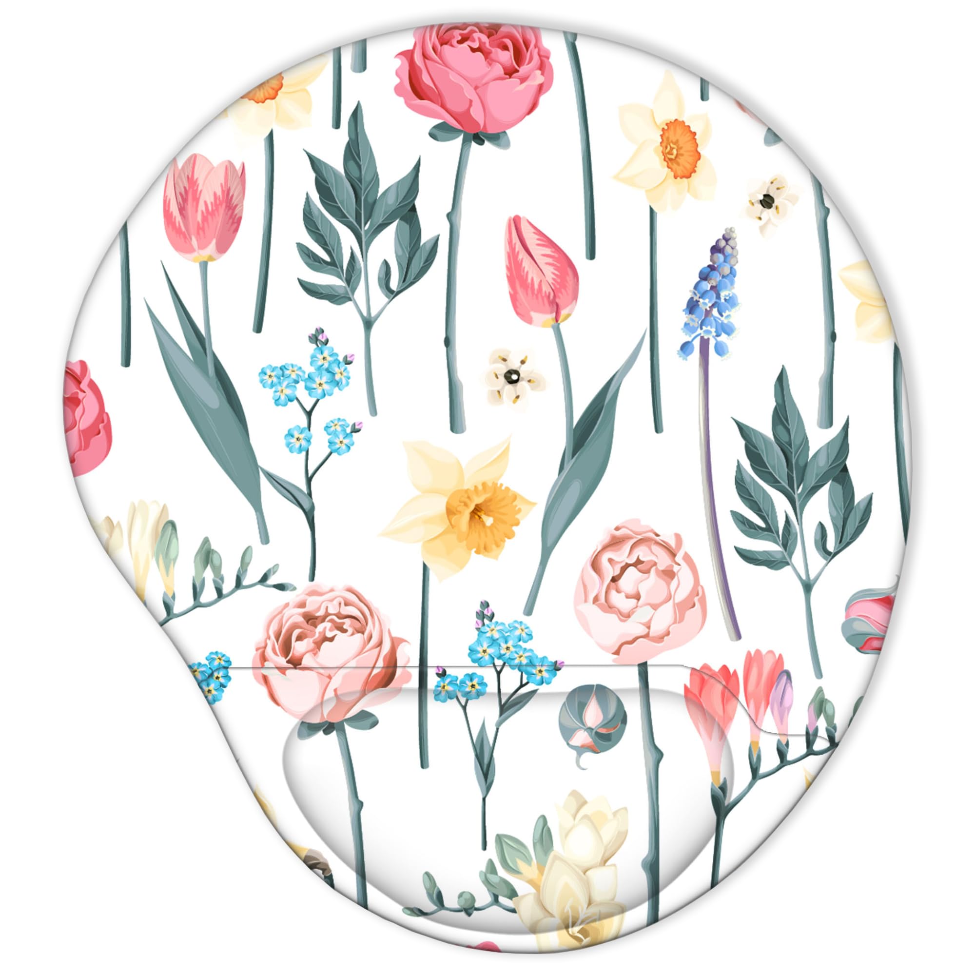 Hodyxin Ergonomic Mouse Pad With Wrist Support,Cute Mouse Pads With Wrist Rest,Comfortable Mouse Pad For Home Office Gaming Work