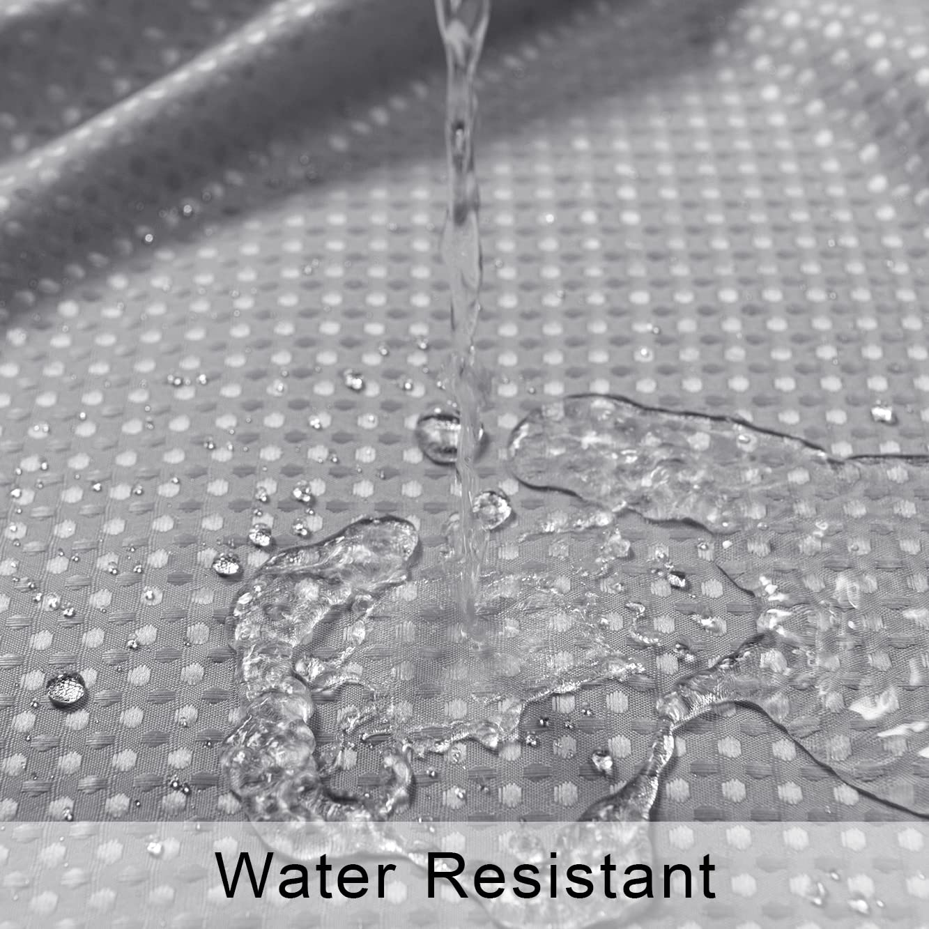 Silver Grey Hotel Style Shower Curtain Small Size Luxury Ombre Waterproof Waffle Cloth Shower Stall Curtains For Rv Bathroom Gre