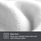 Bare Home Polar Fleece Blanket - Full/Queen Blanket - White - Warm & Cozy - Premium Fleece Blanket - Blanket For Bed, Sofa, Camp