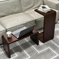 Xxhoftpjz C Shaped End Table, Solid Wood C Side Table For Couch Sofa And Bed, Sofa Tables That Slide Under For Space Saving, Sma