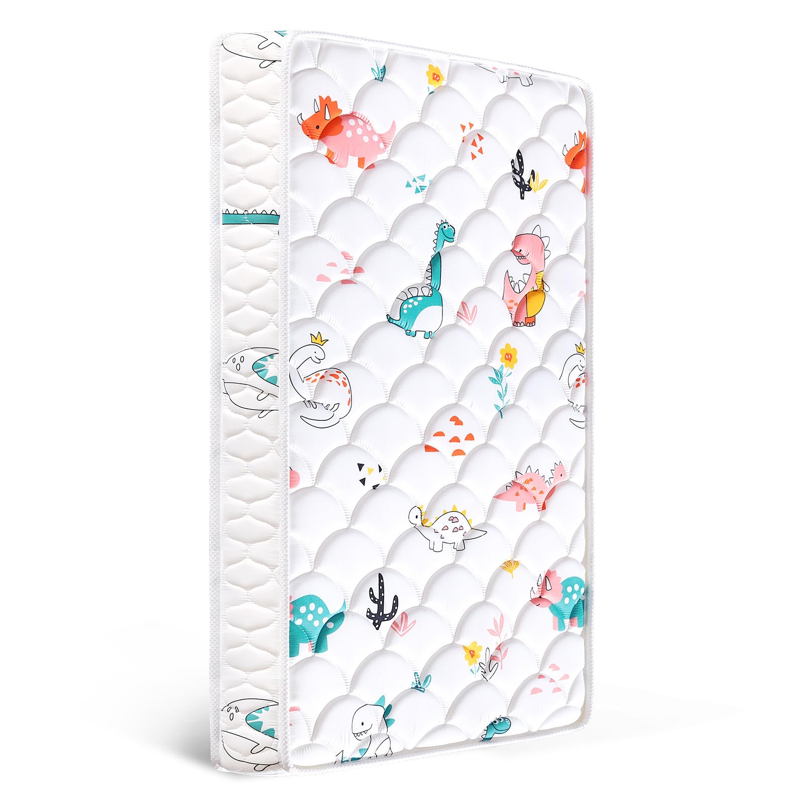 Letmxiu Premium 5' Crib Mattress And Toddler Mattress, Dual-Sided And Firm Toddler Bed Mattress, Hypoallergenic Toddler Mattres