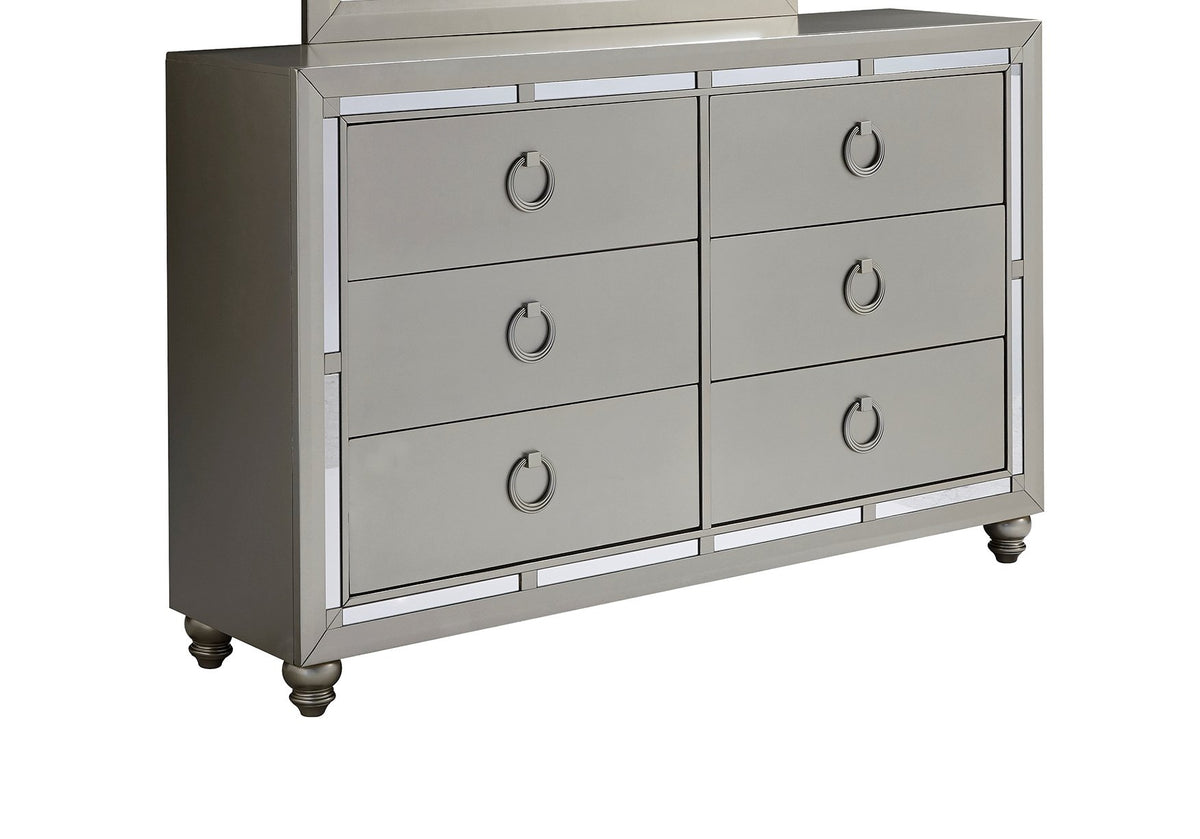 Global Furniture Usa (1621 Dresser Riley, Silver