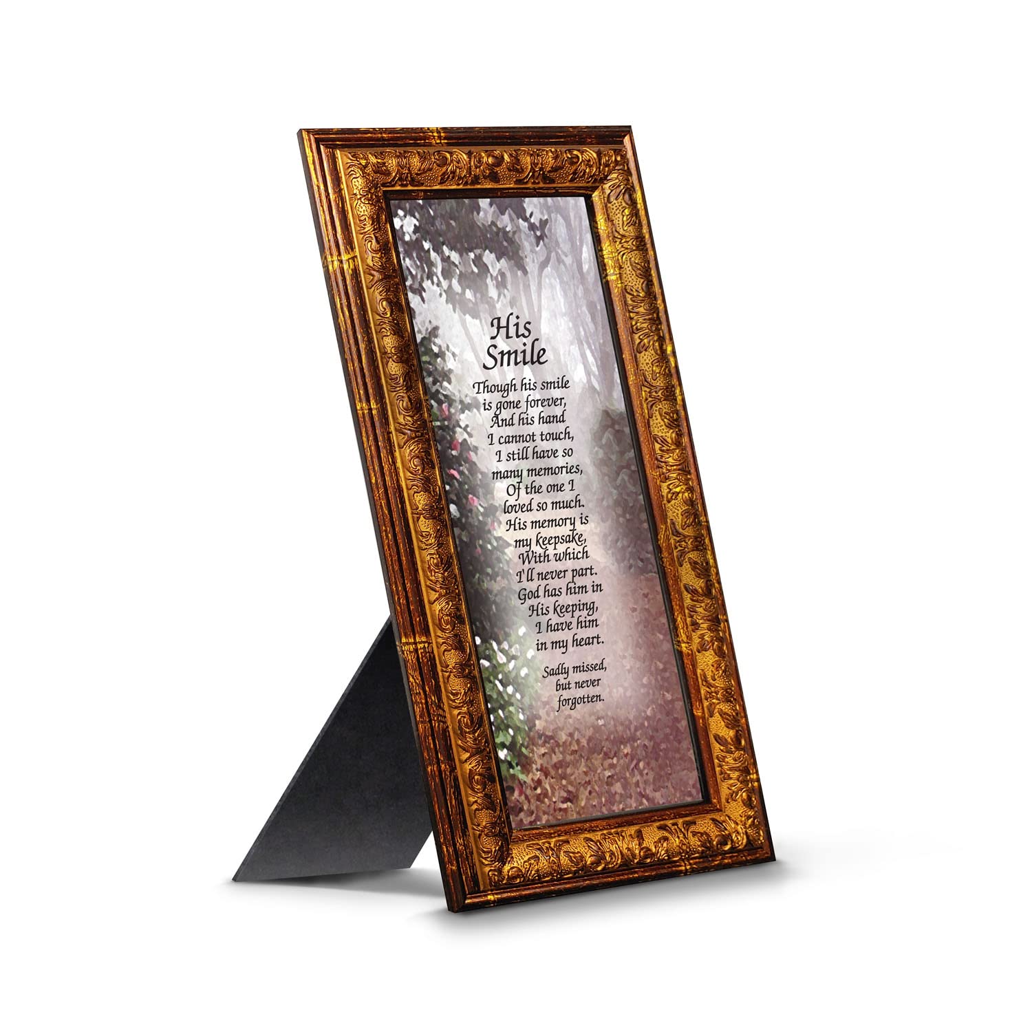 Crossroads Home D  cor His Smile, in Memory of a Loved one, Loving Memory Gift, 7753R