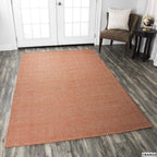 Rizzy Home | Tw2966 | Twist Collection | Wool Area Rug | 5' X 8' | Black/Off White Chevron