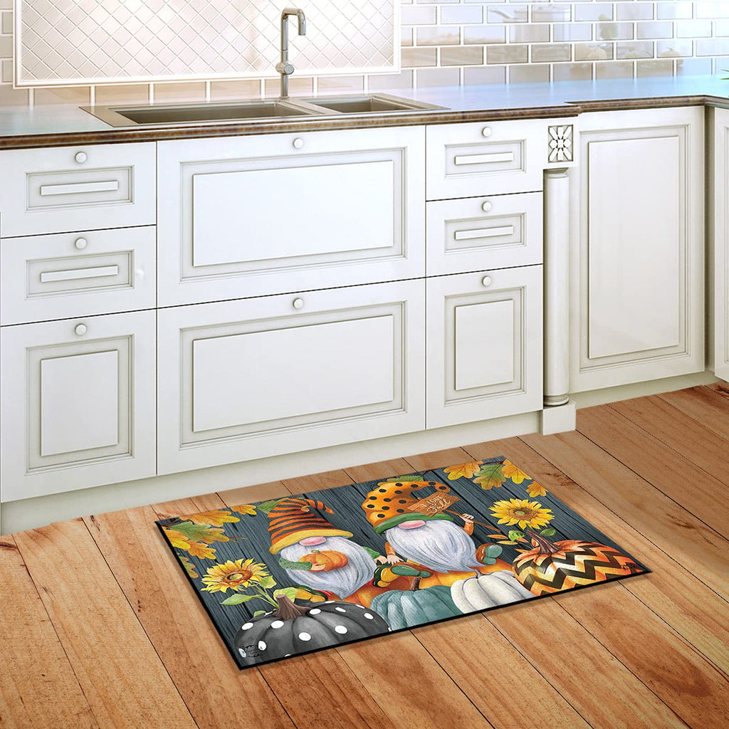 Briarwood Lane Fall Gnomes Humor Doormat Autumn Patterned Pumpkins Indoor Outdoor 30' X 18'