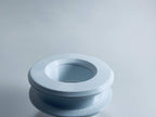 2'' Id White Ceiling Tile Grommet - Fits 1/2'' - 5/8    Thickness.