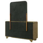 Coaster Home Furnishings Amsbury Transitional 64-inch 6-Drawer Bedroom Dresser with Mirror Bedroom Clothing Storage Cabinet Wide Chest of Drawers Organizer Unit Nutmeg 224273M