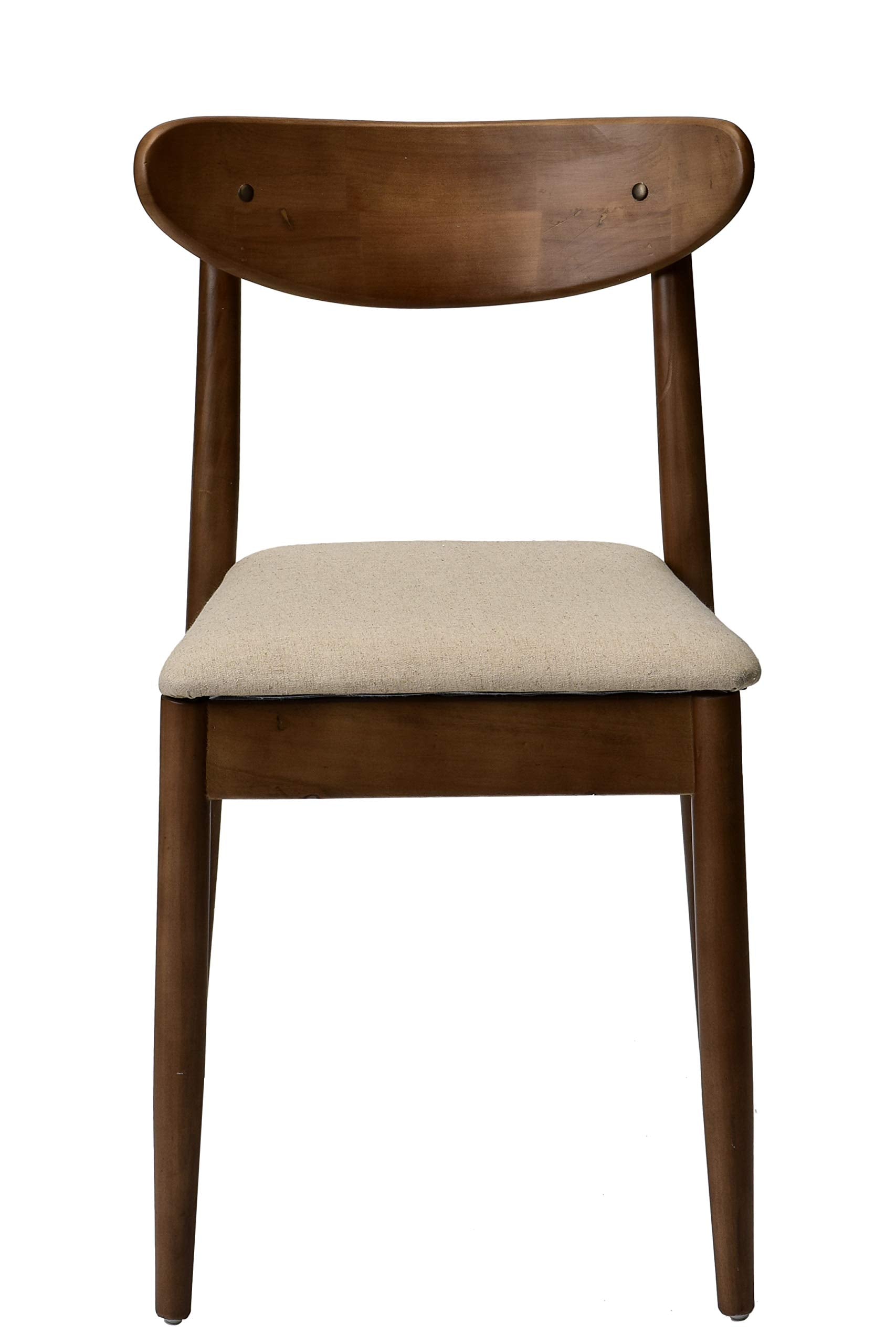 Commercial Seating Products Mid Century Café Dark Walnut Dining Chairs