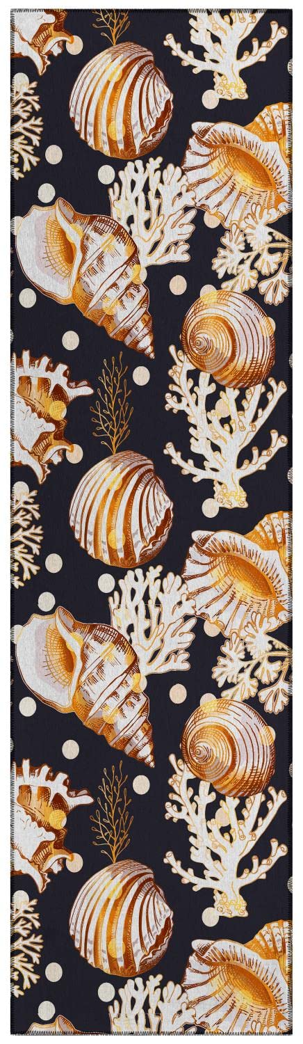 Addison Rugs Harpswell Ahp38 Seaglass 2'3" X 7'6" Indoor Outdoor Runner Rug, Easy Clean, Machine Washable, Non Shedding, Bedroom, Living Room, Dining Room, Kitchen, Patio Rug