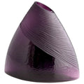 Cyan Design 07336 Mount Amethyst Vase, Small, Purple