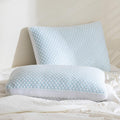 Shredded Memory Foam Cooling Soft Pillows Queen Size Set Of 2, Adjustable Hypoallergenic Hotel Quality Pillow For Side, Back And