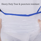 Juneshe Crib Mattress Storage Bag With Zipper -5 Mil Plastic Waterproof Crib Mattress Bag For Moving And Storage
