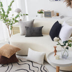 Home Brilliant Couch Pillow Covers Decorative Throw Pillows Set Of 2 Striped Corduroy Plush Velvet Pillowcases Cushion Cover For