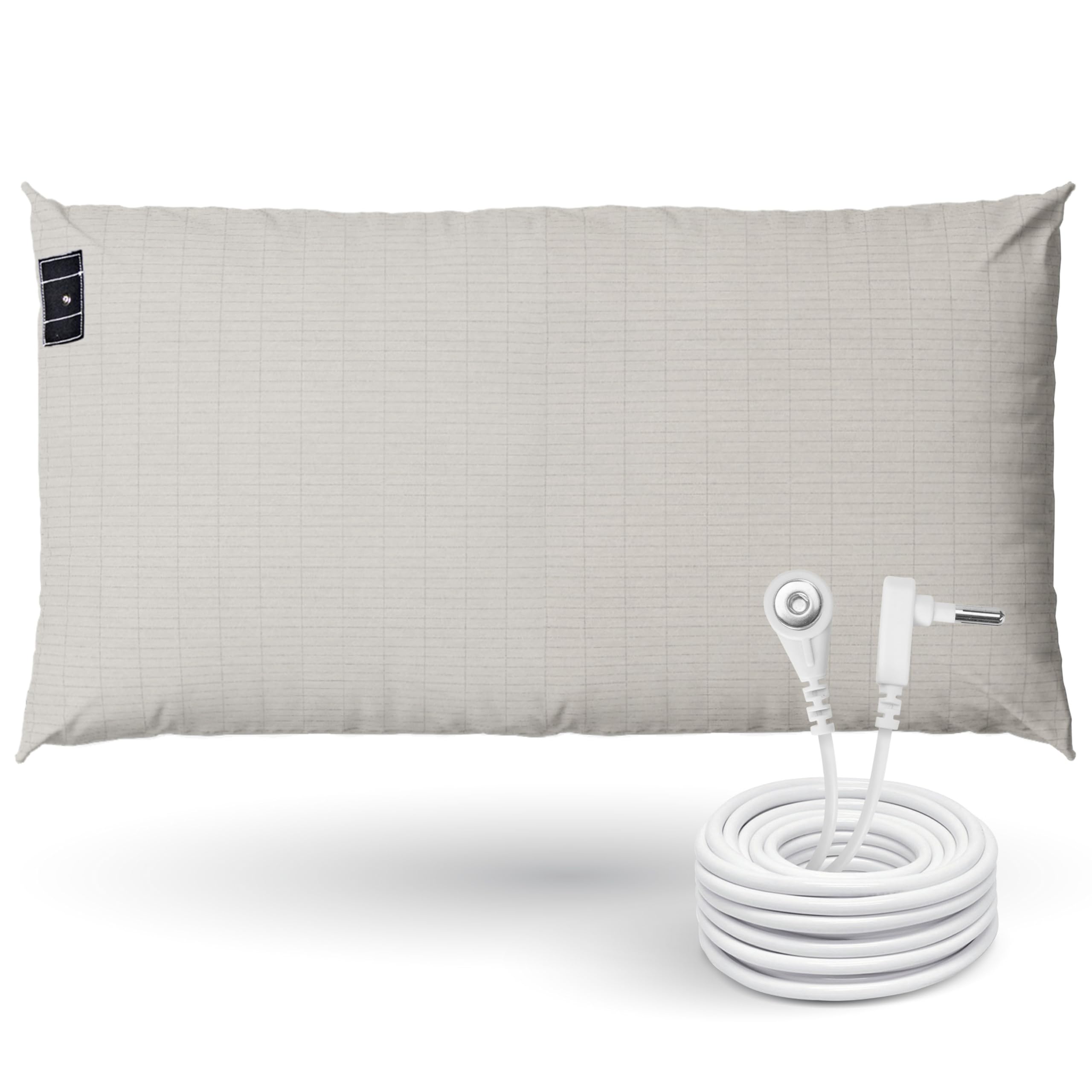 Groundluxe Organic Grounding Pillowcase In Beige - Queen Size