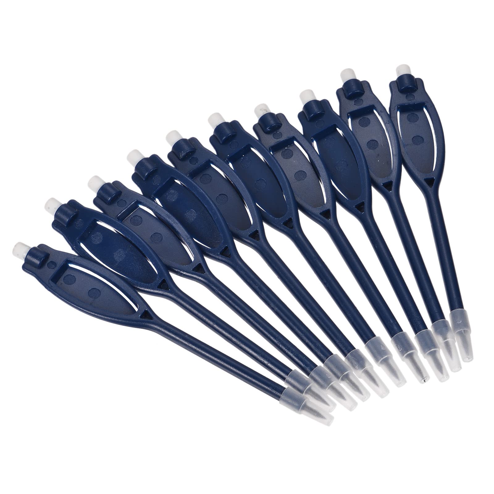 Patikil Golf Scoring Pencils With Eraser, 20 Pack Oval Clip Plastic 2H Marker Pens For Sport Games Meeting, Gray