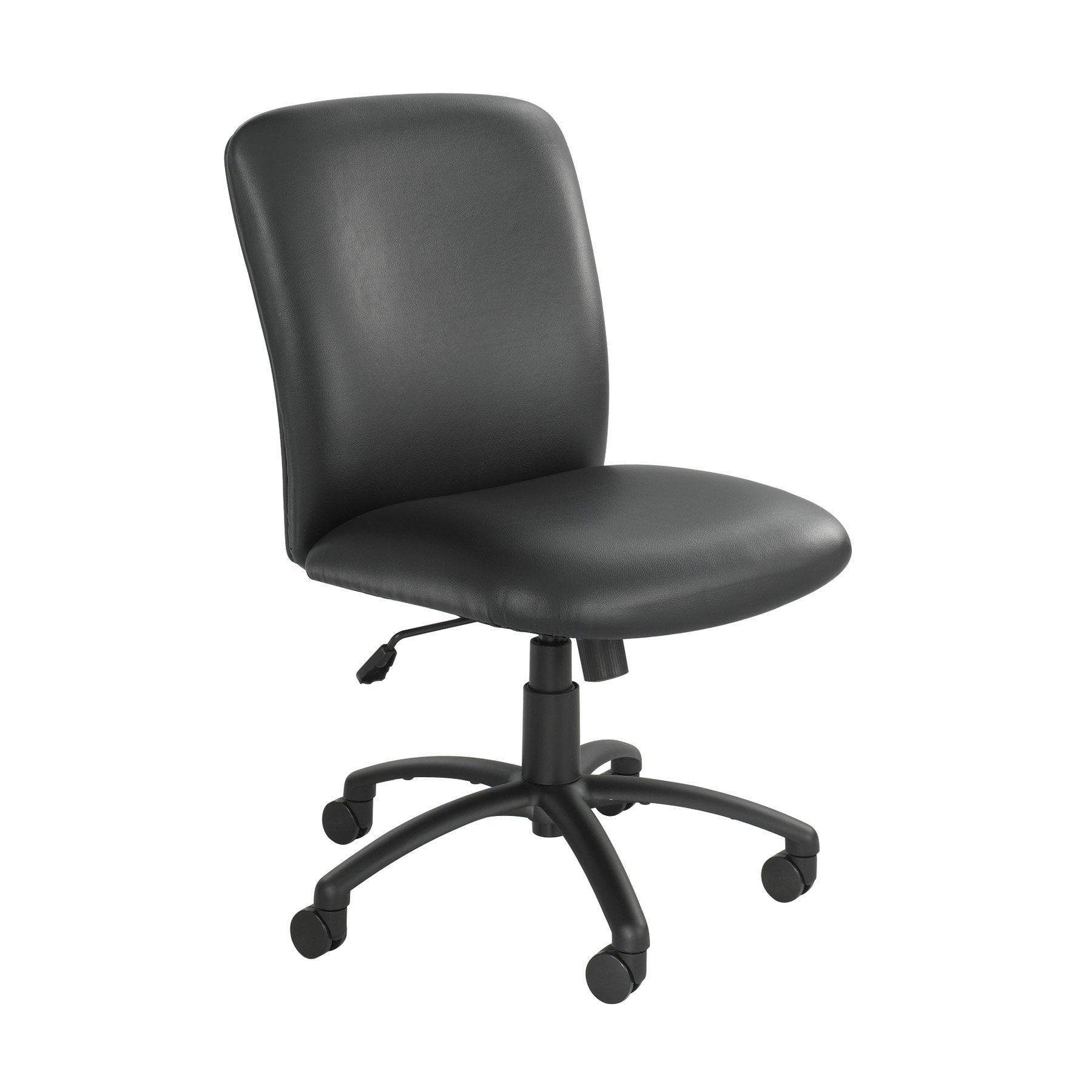 Safco PRODUCTS 3490BV Uber Series Big amp; Tall Swivel/Tilt High Back Chair, Vinyl, Black