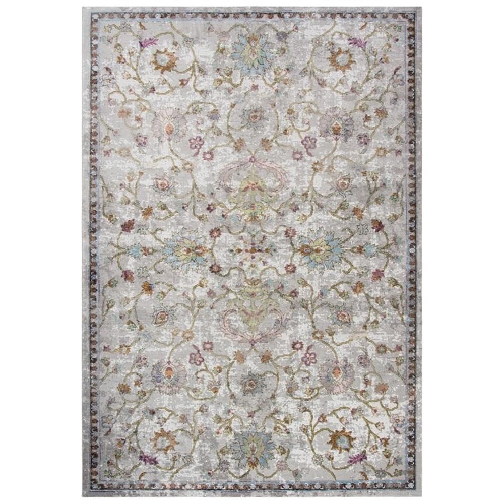Rizzy Home Alora Decor Morocco 3'11" X 5'6" Vine/Scroll Beige/Cream/Blue/Gold Area Rug