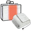Heated Blanket Electric Throw 58 x43  USB Battery Power Operated Heating Blanket 5v Powered 3 Heat Setting with Timer and Temper